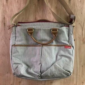 Skip hop diaper bag - striped